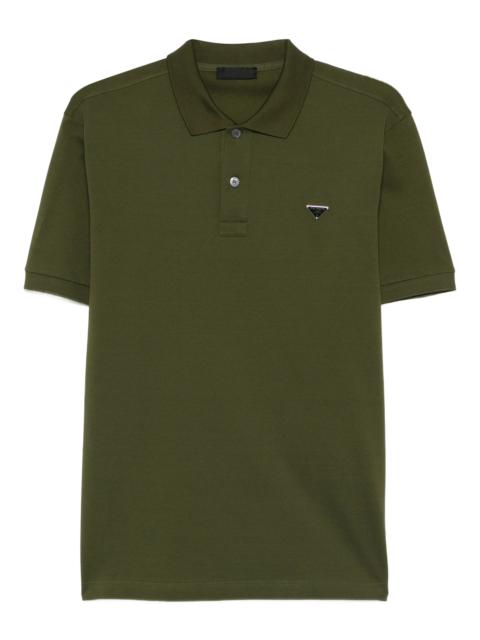 Prada Prada Triangle-logo Polo Shirt
