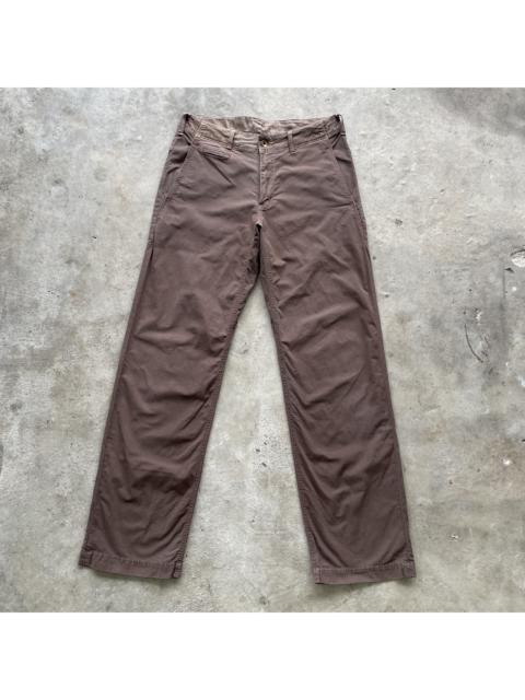 Other Designers Vintage - Vintage Military Faded Brown Trousers Casual Pants W32
