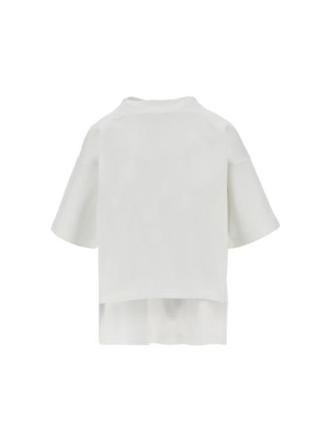 Alaïa ASYMMETRICAL BOXY FIT T-SHIRT