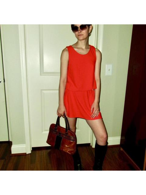Other Designers Women's Red and Orange Dress