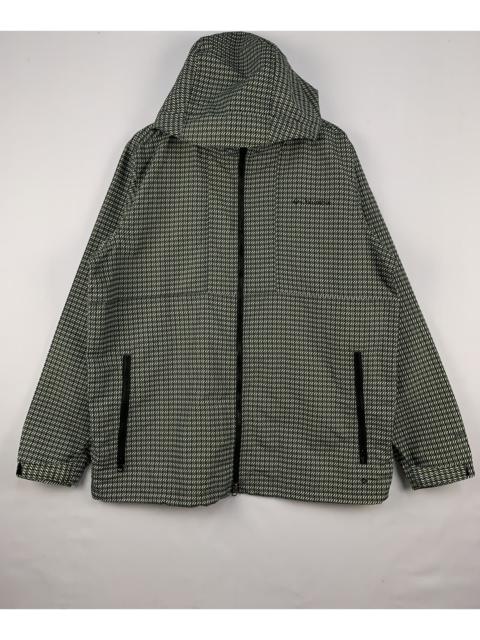 Other Designers Columbia - Columbia Windbreaker Hoodie Black White Extra Large