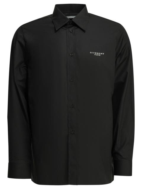 Givenchy Givenchy Logo Casual Shirt Black Men