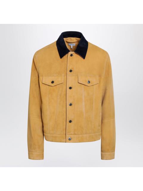 Loewe Loewe Camel-Coloured Suede Jacket Men