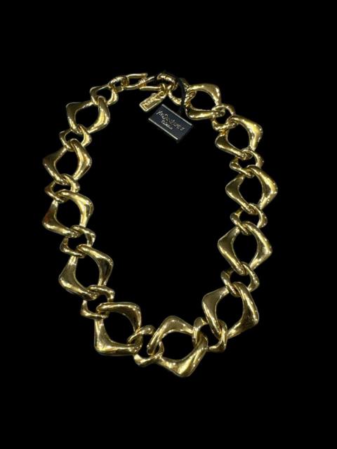 SAINT LAURENT VINTAGE YSL YVES SAINT LAURENT NECKLACE CHAIN LINK LARGE