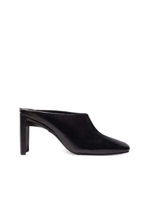 MIISTA 85mm Justyna square-toe block-heel mules