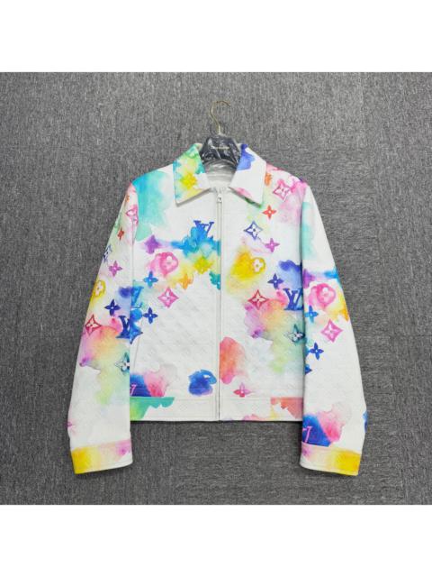 Louis vuitton lv ink monogram cowhide jacket
