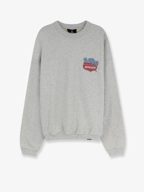 REPRESENT Represent Cotton Beach Boys Americas Band Sweater Grey