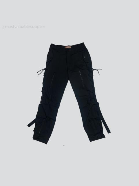 Other Designers Vintage Mercy Men Pants Women Japanese Style Pants Techwear Lace Up Pants Size M Y2K Pants Hypebeast Pants Streetwear