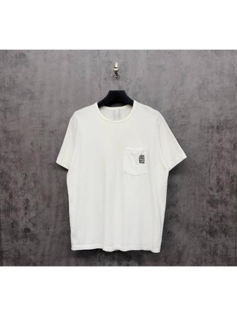 Chrome Hearts Chrome Hearts Premium Short-Sleeve T-Shirt with Embroidered Logo and Leather Patch