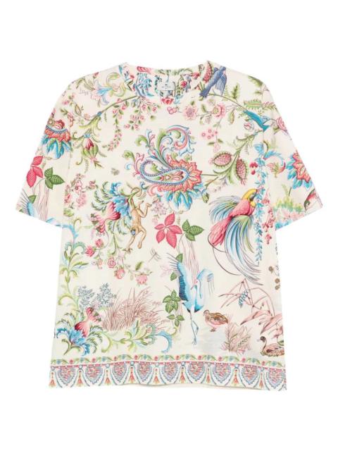 Etro Etro Men Floral Print T-Shirt