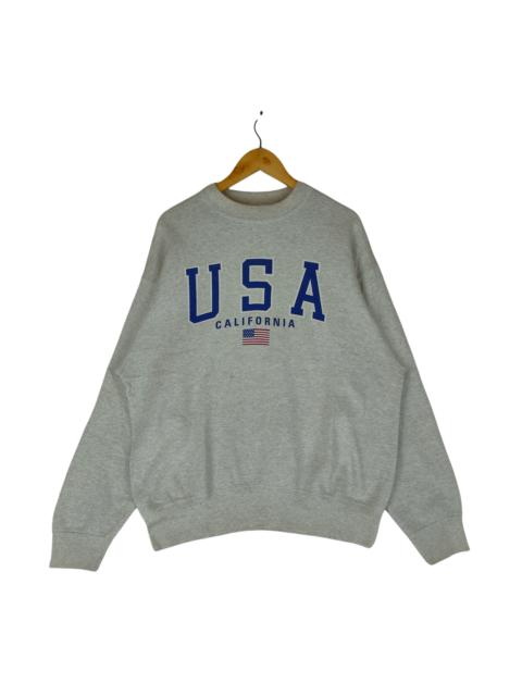 Other Designers Vintage 90s USA CALIFORNIA Spellout Crewneck Sweatshirt
