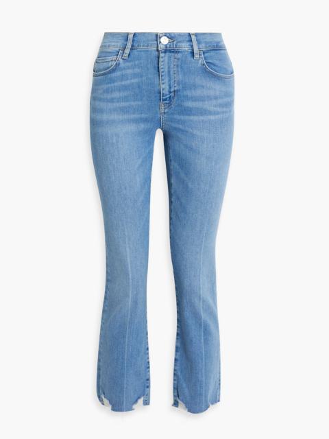 FRAME Le High Straight cropped high-rise straight-leg jeans