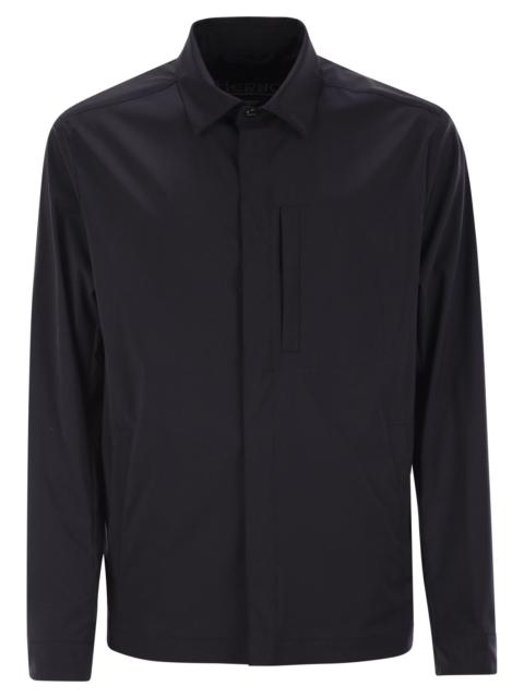 Herno Herno Men Shirt-Cut Jacket In Tech Wool