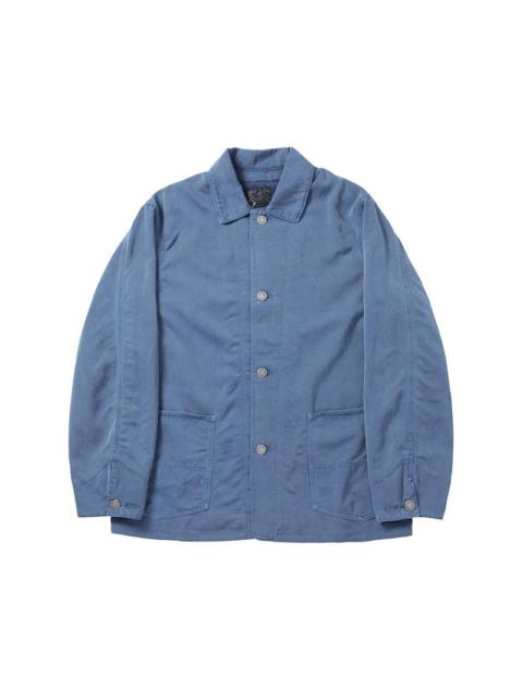 visvim COVERALL JKT DMGD BLUE