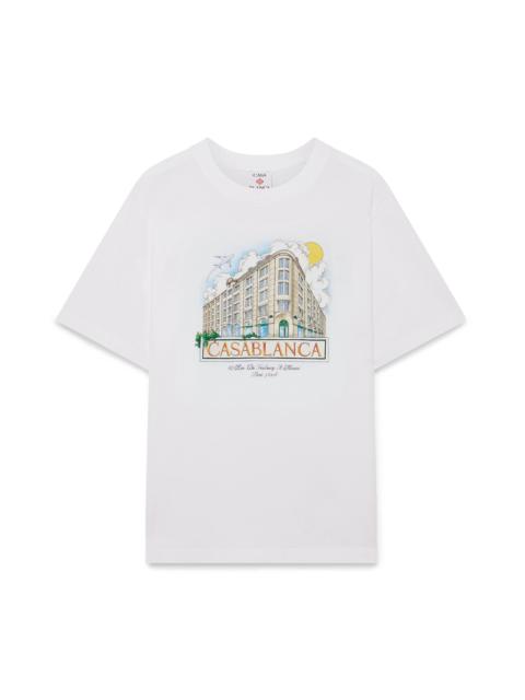 CASABLANCA Paris Store Printed Short Sleeve T-Shirt | Casablanca Paris