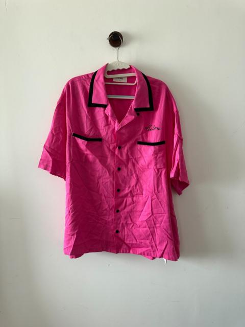 CELINE Celine SS22 Pink Bowling Shirt