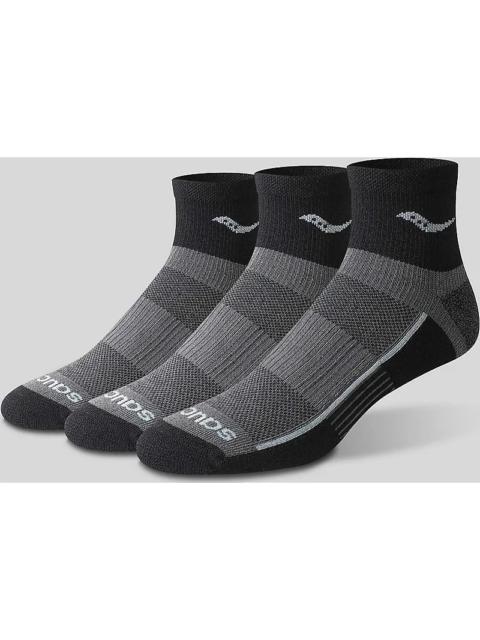 Saucony Saucony Inferno Quarter 3 Pack Socks