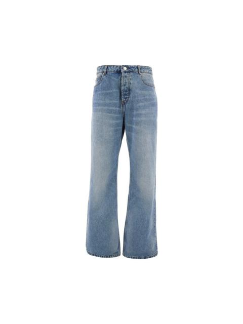 AMI Paris Ami Men Large Fit Five-Pocket Jeans