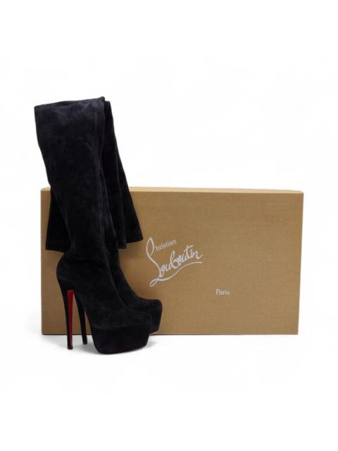 Christian Louboutin Christian Louboutin Gazolina Over the Knee Platform Suede Boots EU 37 US 7