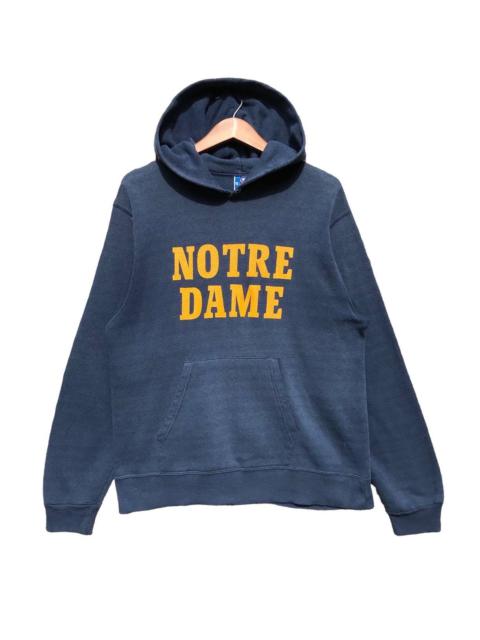 Vintage 90s Champion North Dame Hoodie SunFaded
