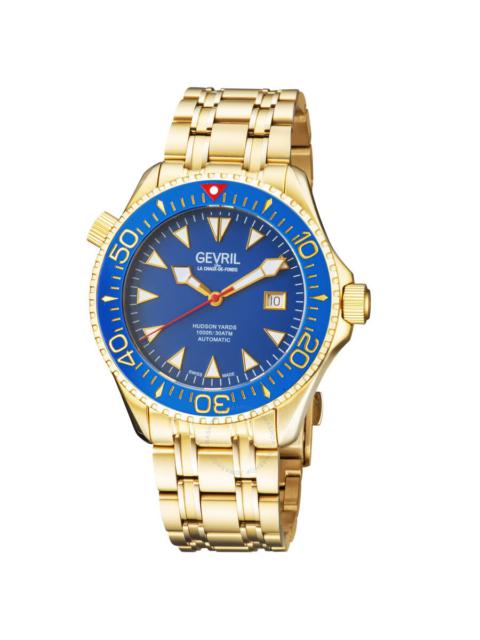 Other Designers Gevril Hudson Yards Automatic Blue Dial Men's Watch 48805