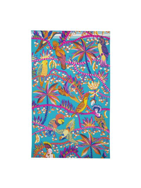 Other Designers Inoui Editions Cerise 100 Turquoise Stole