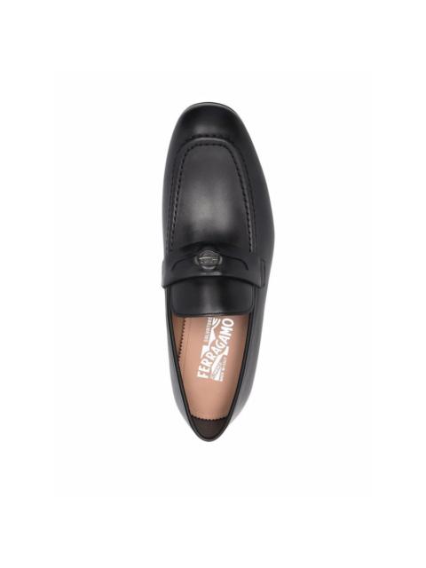 FERRAGAMO Ferragamo Men's Black Loafer Loafers