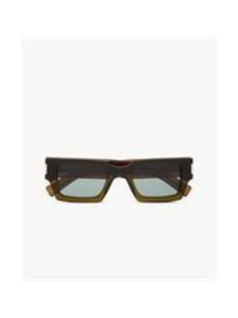 SAINT LAURENT Saint Laurent SL 572 Sunglasses Brown Men