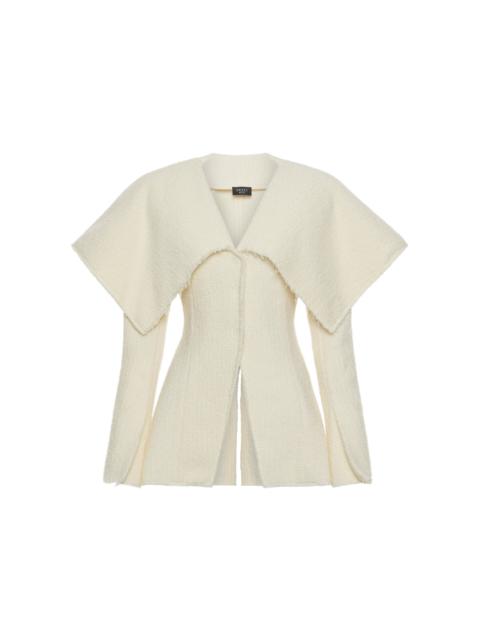 A.W.A.K.E. MODE Collared Wool Blazer off-white