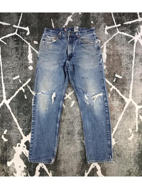 Other Designers Vintage - Vintage Levi's 505 Jeans Distressed Denim KJ880