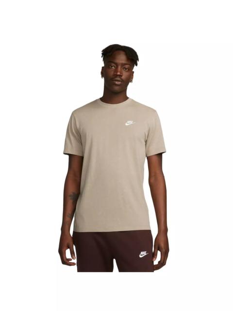 Nike Men's Sportswear Club Novelty Tee-Khaki