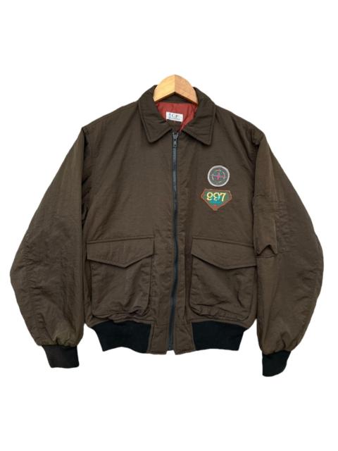 C.P. Company Vintage 80s Cp Company Brown Light Bomber Jacket