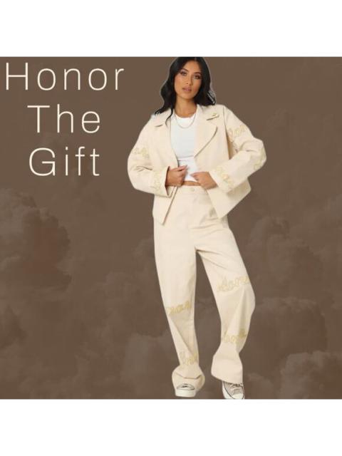Honor The Gift Women's Hollywood Pants Twill Baggy Wide Leg Streetwear XL NEW