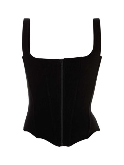 BALENCIAGA Balenciaga Women Black Velvet Bodice