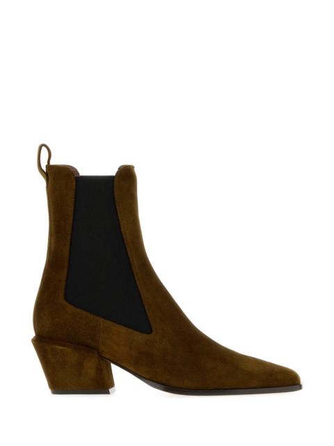 PARIS TEXAS Paris Texas Women Mud Suede Bettina Ankle Boots