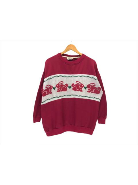 Other Designers Vintage Separateissue Rabbit Design Big Logo Sweatshirt