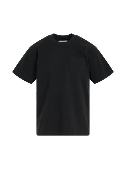 sacai "Simple" Print T-Shirt in Black