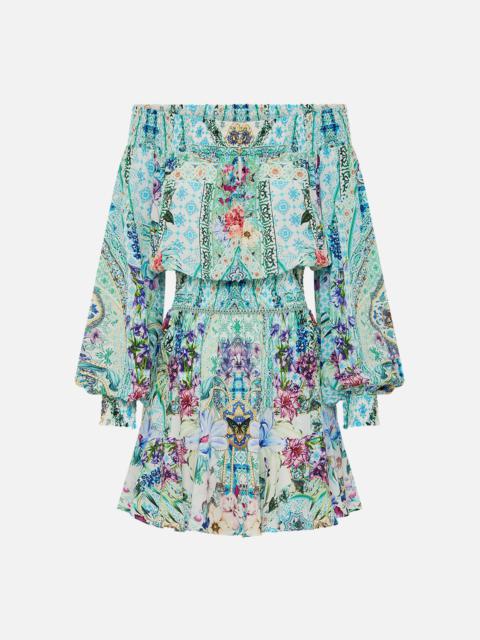 CAMILLA OFF SHOULDER SHORT DRESS