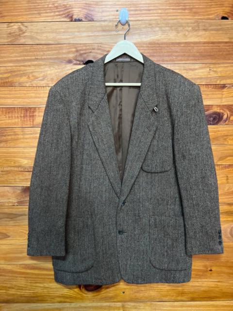 Other Designers Japanese Brand - ARTISANAT WOOL FISHBONE BLAZER