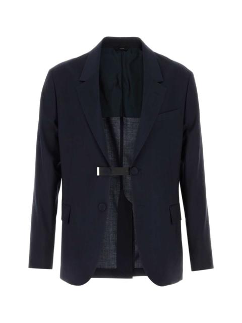 FENDI Navy Blue Wool Blazer
