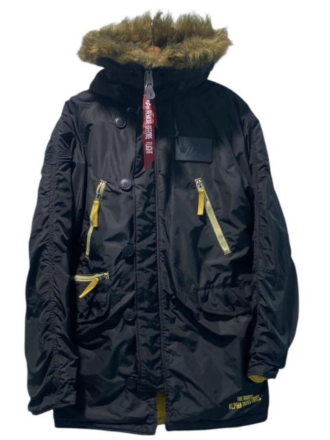 ALPHA INDUSTRIES Alpha Industries N-3B Parka Black Flight Faux Fur Jacket