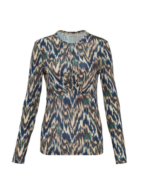 ULLA JOHNSON Neri Long Sleeve Ruched Top