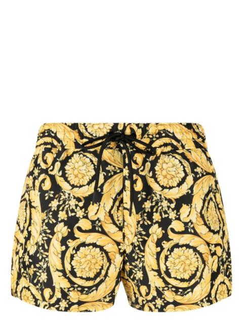 VERSACE Baroque-print swim shorts