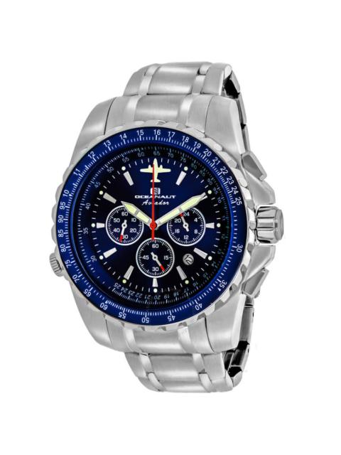 Other Designers Oceanaut Aviador Pilot Chronograph Quartz Blue Dial Men's Watch OC0114
