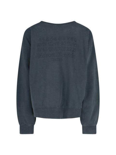 Maison Margiela LOGO CREWNECK SWEATSHIRT