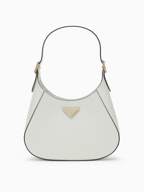 Prada Cleo White Leather Shoulder Bag