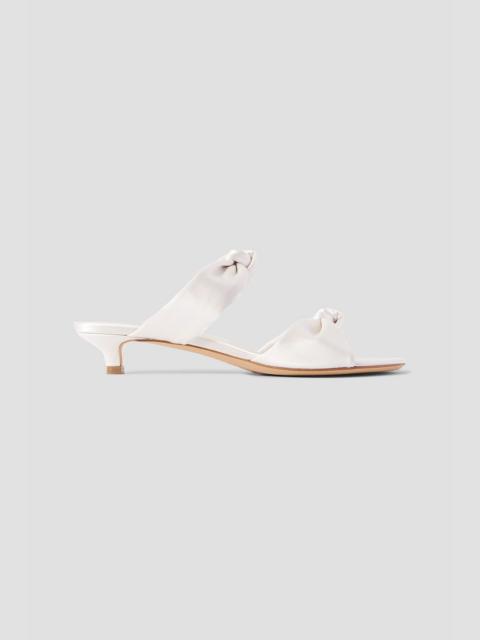 LE MONDE BÉRYL Knot satin sandals