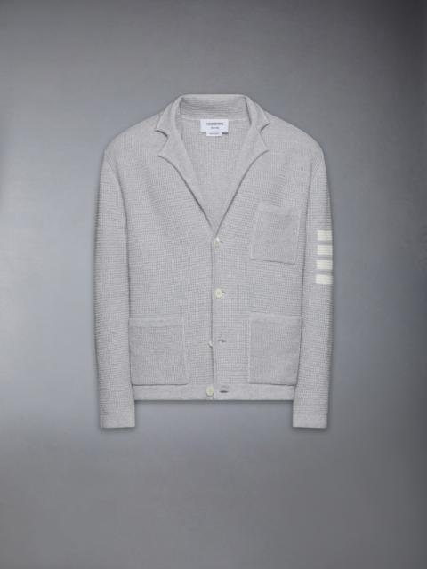 Thom Browne Linen Cotton 4-Bar Caridgan Jacket