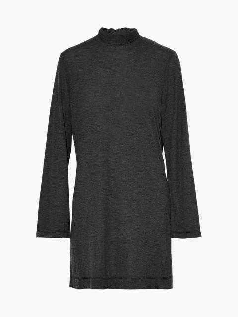 Other Designers Cassy open-back ruffle-trimmed stretch-jersey mini dress