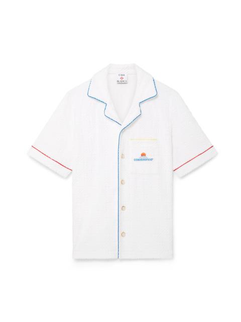 CASABLANCA Monogram Towelling Short Sleeve Shirt | Casablanca Paris